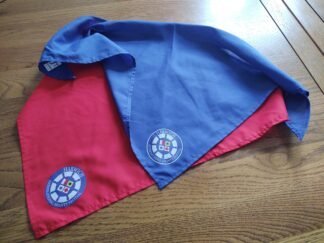 Red & Blue Triangular Scarves